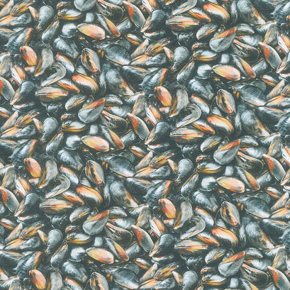 Food - Food Festival Mussels Black Yardage