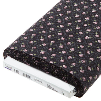 For Rosa - Roses Set Black 15 Yard Bolt