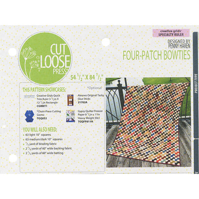 Four-Patch Bowties Quilt Pattern