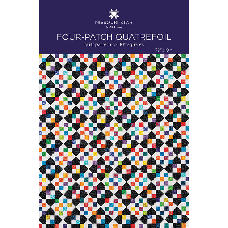 Four-Patch Quatrefoil Quilt Pattern by Missouri Star