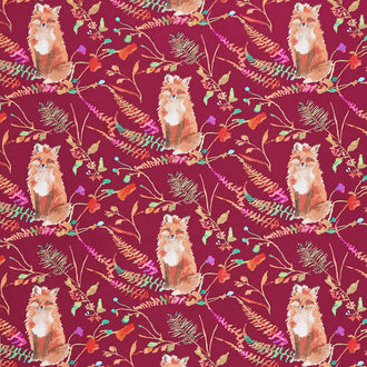 Fox Wood - Curious Fox Plum Yardage