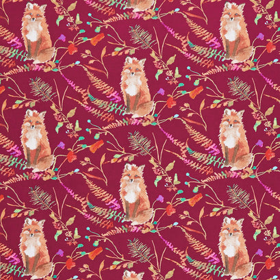 Fox Wood - Curious Fox Plum Yardage