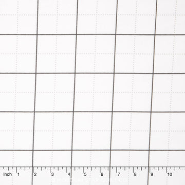 Framework Flannel - Grid White Yardage