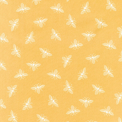French Bee - Bees Saffron Yardage