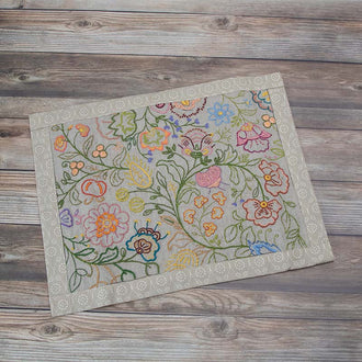 French General Fleurs Des Jardins Embroidery Kit