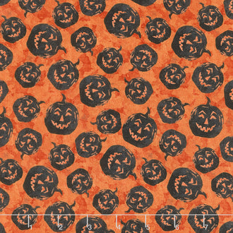 Frightful Night - Pumpkin Toss Orange Yardage