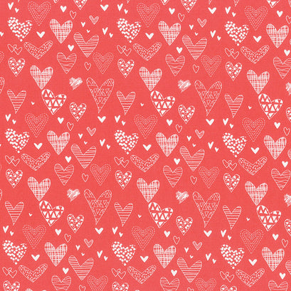 From the Heart - Hearts Red Yardage