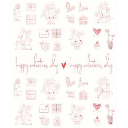 From the Heart - Valentine's Cream Panel