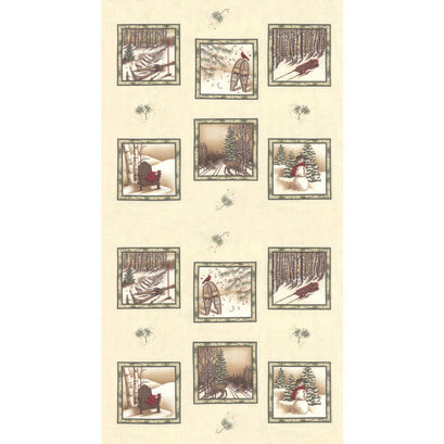 Frosted Flannels - Ivory Panel