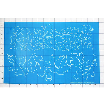Full Line Stencil - Autumn Leaves Plus