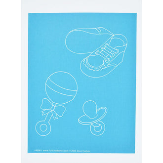 Full Line Stencil - Baby's Favorites