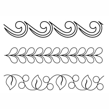 Full Line Stencil - Border Assortment 3 Stencil
