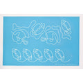 Full Line Stencil - Football Overall and Border