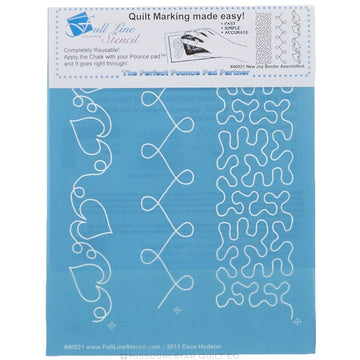Full Line Stencil - New Joy Borders Stencil