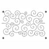 Full Line Stencil - Swirls & Curls Stencil
