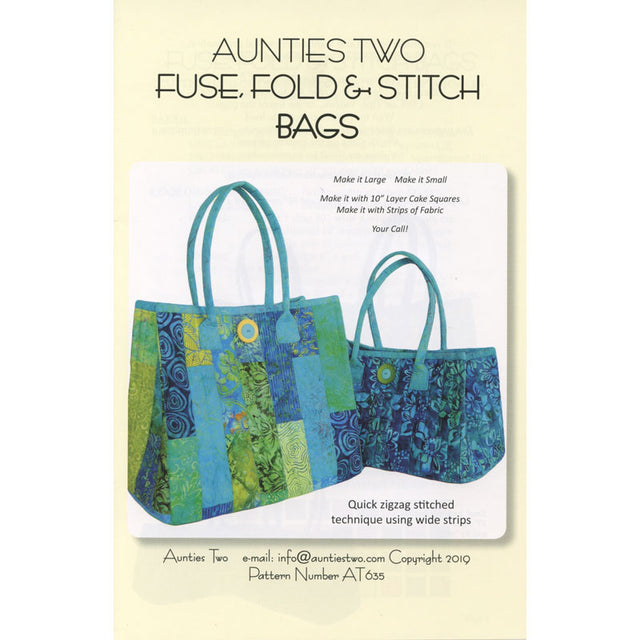 Fuse, Fold & Stitch Bags Pattern Primary Image