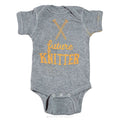 Future Knitter 24M Onesie - Heather Gray
