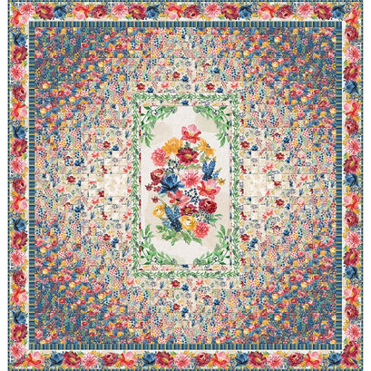 Garden Charm Bed Quilt Kit