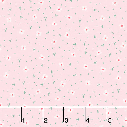 Garden Jubilee - Calico Pink Yardage