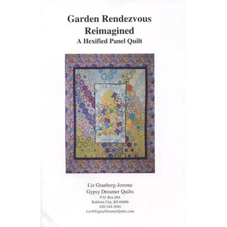 Garden Rendezvous Reimagined: A Hexified Panel Quilt Pattern