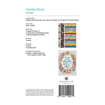Garden Rows Quilt Pattern by Missouri Star Alternative View #1
