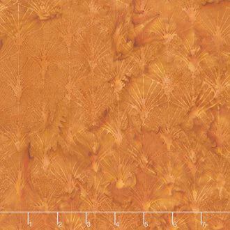 Gatsby Batiks - Gatsby Fans Copper Yardage