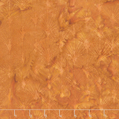 Gatsby Batiks - Gatsby Fans Copper Yardage
