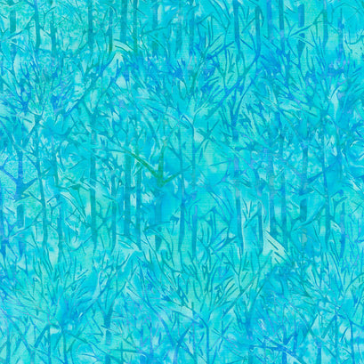 Gemstones Batiks - Trees Medium Pool Yardage