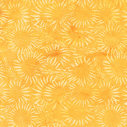 Gemstones Batiks - Wheat Sunflower Butter Yardage