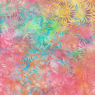 Gemstones Batiks - Wheat Sunflower Dark Moonstone Yardage