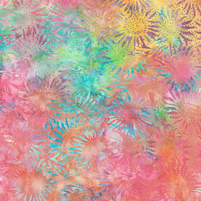 Gemstones Batiks - Wheat Sunflower Dark Moonstone Yardage