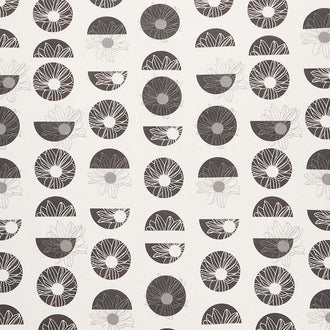 Geo Florals - Flower Society White Yardage