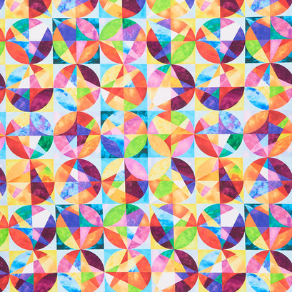 Geofetti 2 - Circle Stars Multi Yardage