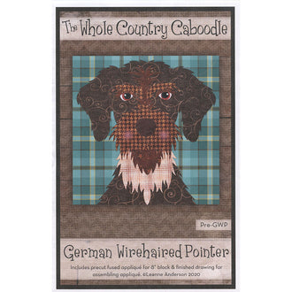 German Wirehaired Pointer Precut Fused Appliqué Pack