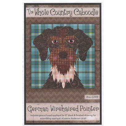 German Wirehaired Pointer Precut Fused Appliqué Pack