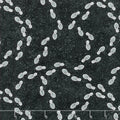 Ghostly Glow Town - Footprints Black Glow in the Dark Yardage