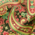 Gilded Rose - Paisley Black Metallic Yardage