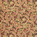 Gilded Rose - Paisley Black Metallic Yardage