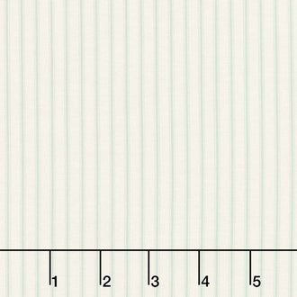 Gingham Farm - Stripes Sage Yardage