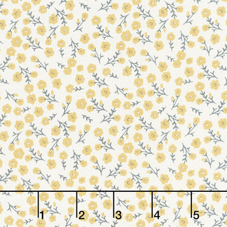 Gingham Foundry - Blossoms Cream Yardage