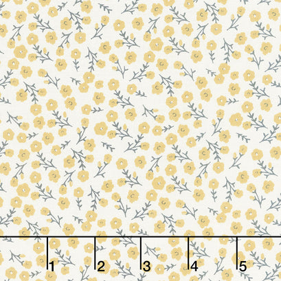 Gingham Foundry - Blossoms Cream Yardage