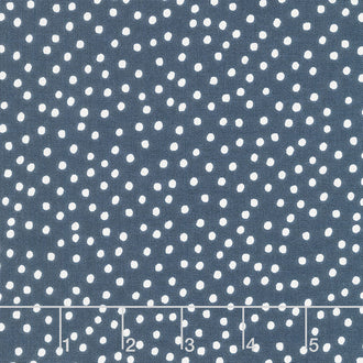 Gingham Foundry - Dots Navy Yardage