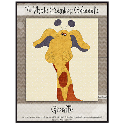 Giraffe Precut Fused Appliqué Pack