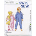 Girls'/Boys' Raglan Sleeve Sleeper and Jumpsuit Pattern
