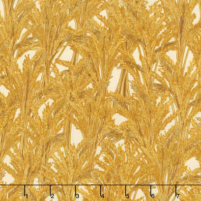Giving Thanks - Wheat Harvest Metallic Yardage
