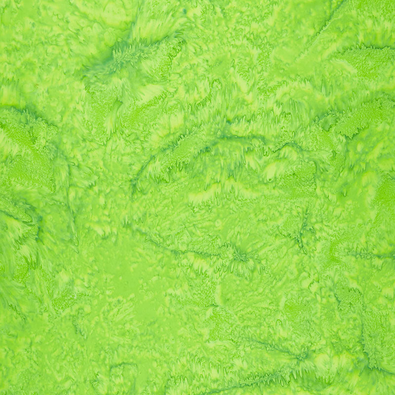 Glorious Green Batik Solids - Lemongrass Yardage