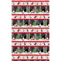 Gnome-antics - Gnome Repeating Stripe Multi Yardage