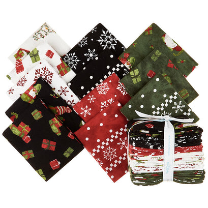 Gnome for Christmas Flannel Fat Quarter Bundle