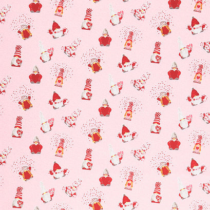 Gnomes in Love - Gnome Toss Pink Yardage
