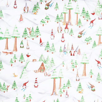Gnoming Through the Snow - Scenic Gnomes Ice Yardage